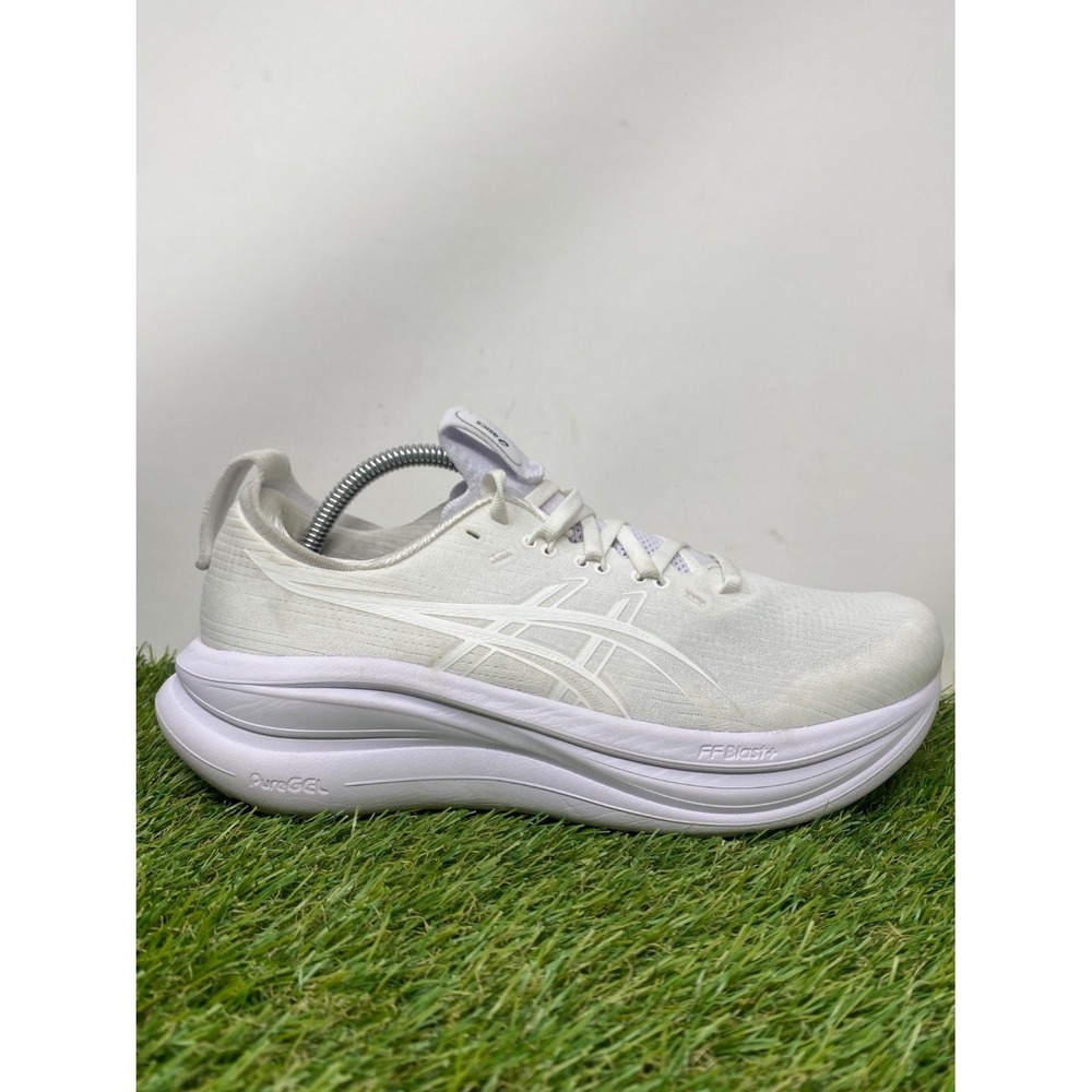 Asics Gel Nimbus 26 Shoes Women Sz 8.5 White Athletic Running Sneakers 1012B899